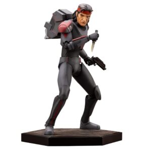 estatua hunter star wars the bad batch kotobukiya artfx 1/7 pvc 25 cm