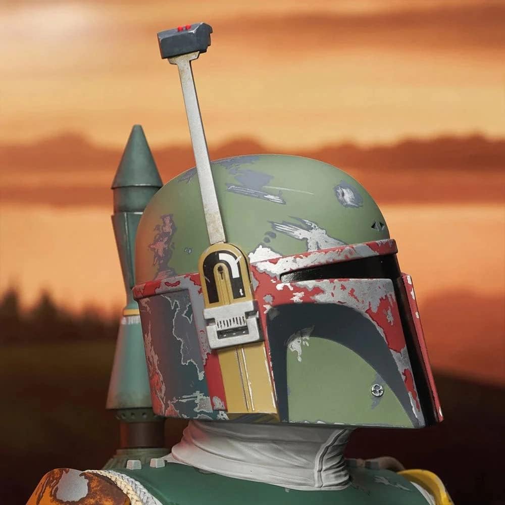 busto boba fett legends 3d gentle giant 1/2 star wars busto boba fett legends 3d gentle giant 1/2 star wars