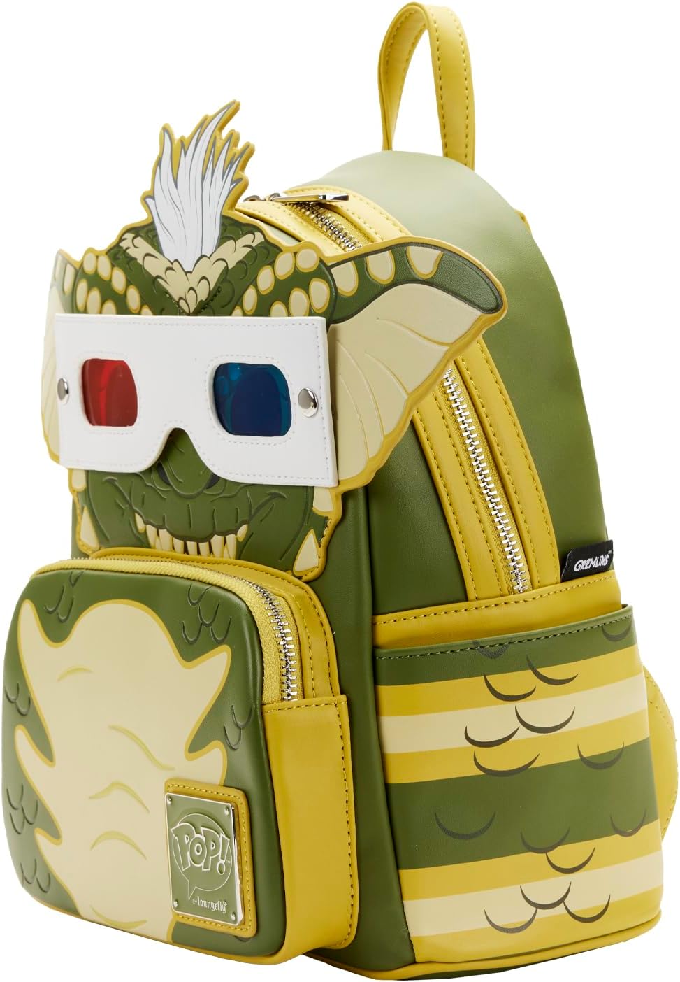 mini backpack lounglefly gremlins stripe con gafas 3d (glowlight) mini backpack lounglefly gremlins stripe con gafas 3d (glowlight)