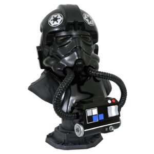 busto tie fighter pilot legends 3d gentle giant 1/2 star wars