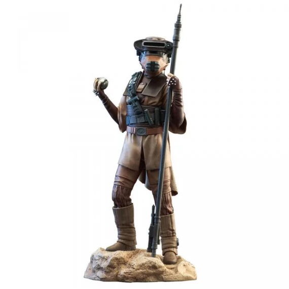 estatua premier collection 1/7 leia organa in boussh disguise star wars episode vi 25 cm
